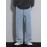 Men's Street Style Wide Leg Denim Jeans, Casual Drawstring Pants, Hip-Hop Loose Fit Jeans