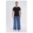 1pc Men'S Geometric-Patterned Multi-Pocket Faux Denim Faux Denim - All-Season Regular Fit Woven Fabric, Comfortable Street Style Basics for Adults
