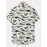 Men's Whale 3D Print Casual Shirt, Button Front Short Sleeve Top, Men's Clothes For Daily Wear/Party