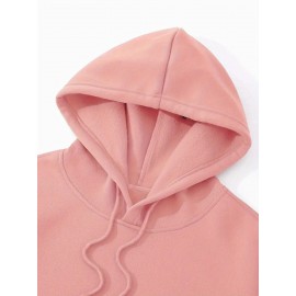 Men's Casual Hoodie, Spring/Autumn Fashion, Geometric Pattern, Knit Fabric, Regular Fit, Polyester, Stretchy, Crew Neck, 