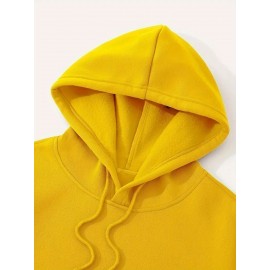 Men's Casual Hoodie, Spring/Autumn Fashion, Geometric Pattern, Knit Fabric, Regular Fit, Polyester, Stretchy, Crew Neck, 